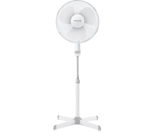 Ventilateur sur Pied Sencor 50W Blanc