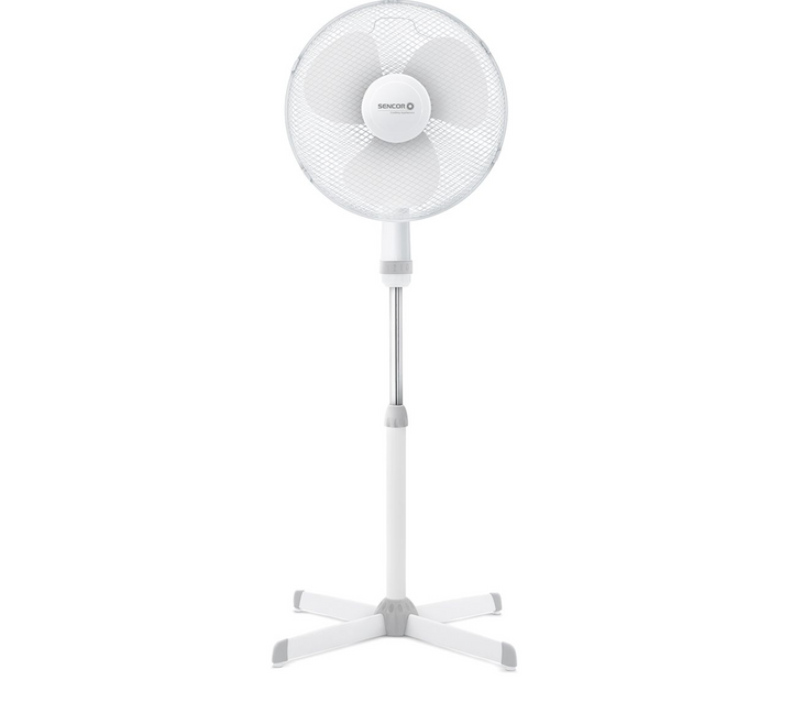 Ventilateur sur Pied Sencor 50W Blanc