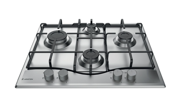 Plaque Gaz 4 Feux 60cm Inox Ariston